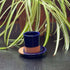 Authentic Hand-made Deep Blue Moroccan Ceramic Espresso Cup and Saucer