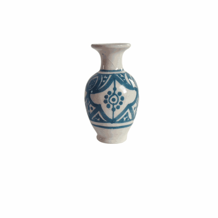 Graceful Hand-crafted Moroccan Ceramics Artisanal Miniatures