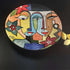 Moroccan Pottery - Hand Painted Plate of Artistic Faces